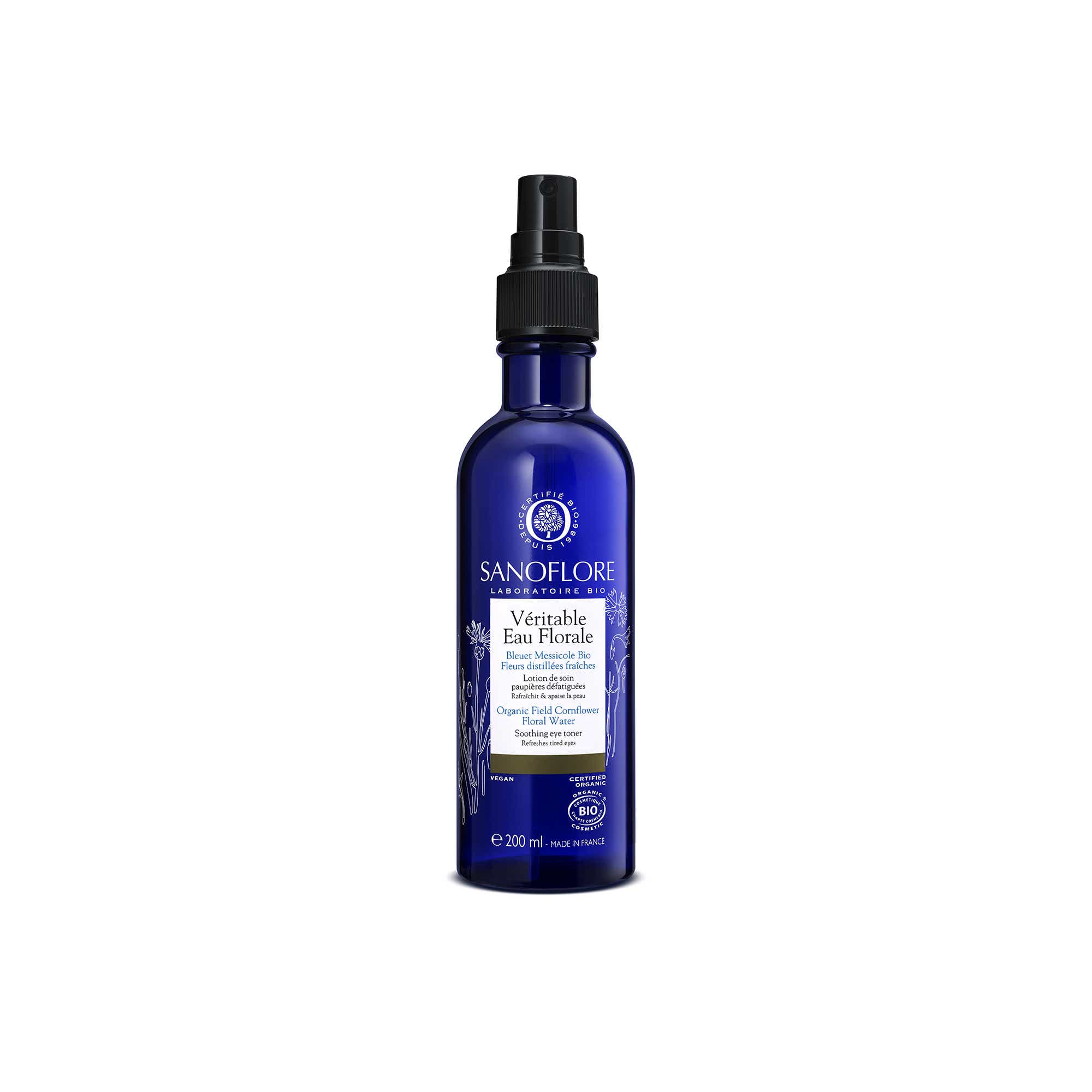 SANOFLORE VERITABLE ORGANIC BLUEBERRY FLORAL WATER 200ML
