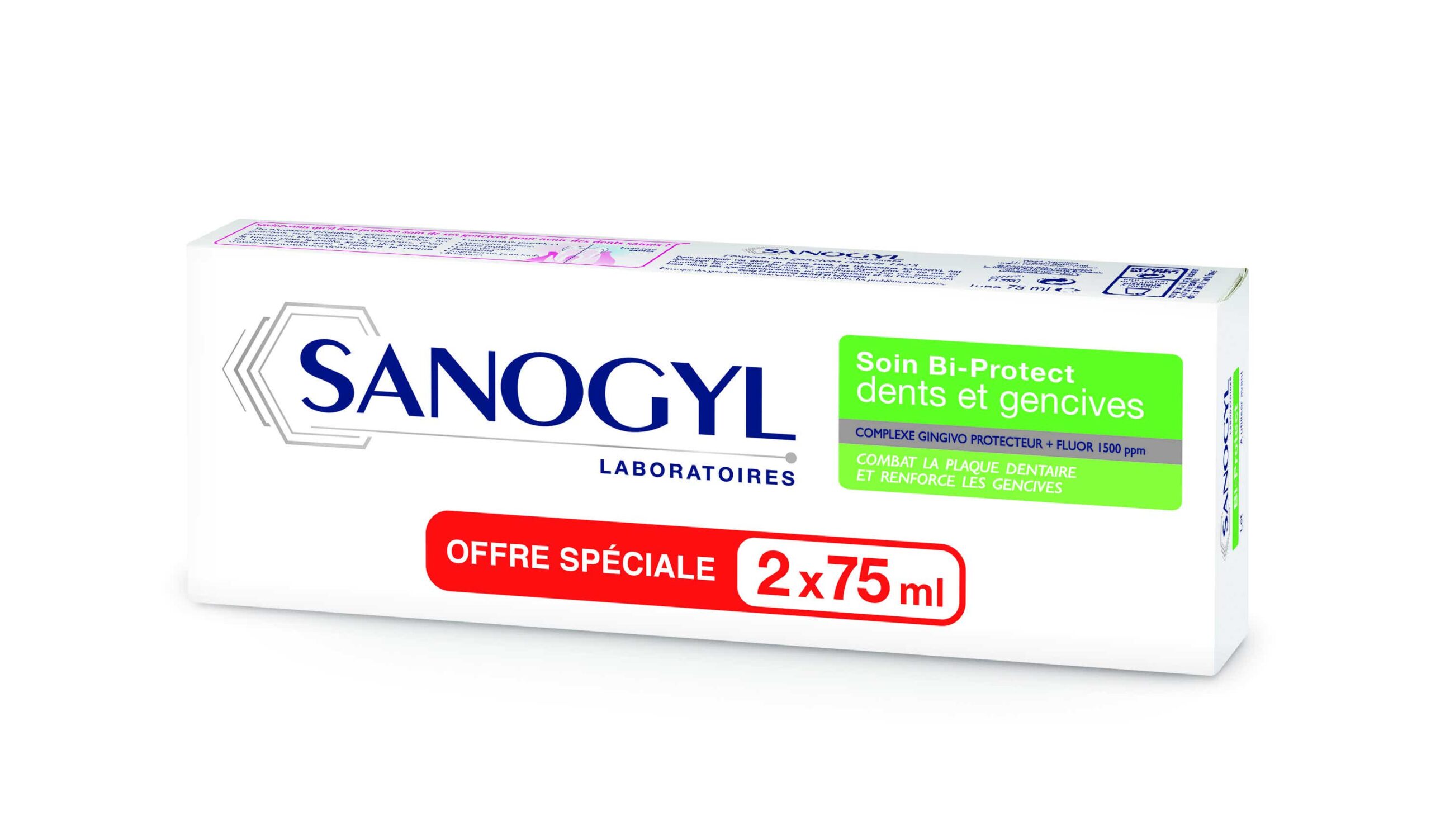SANOGYL BI PROTECT COMPLETE TEETH AND GUMS CARE DUO 2X75ML