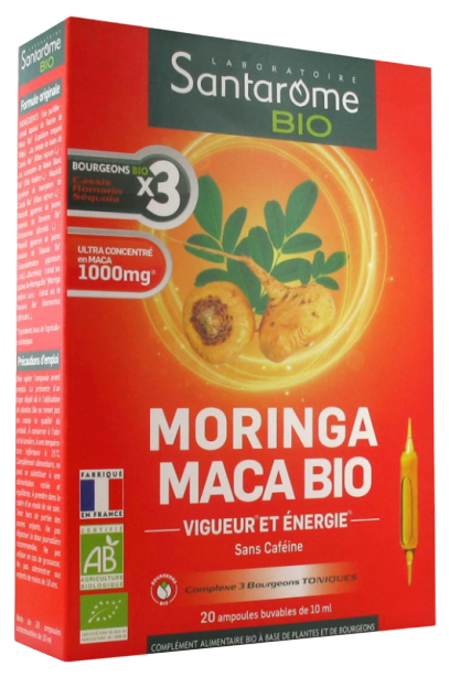 ORGANIC SANTAROME MORINGA MACA 20 BULBS