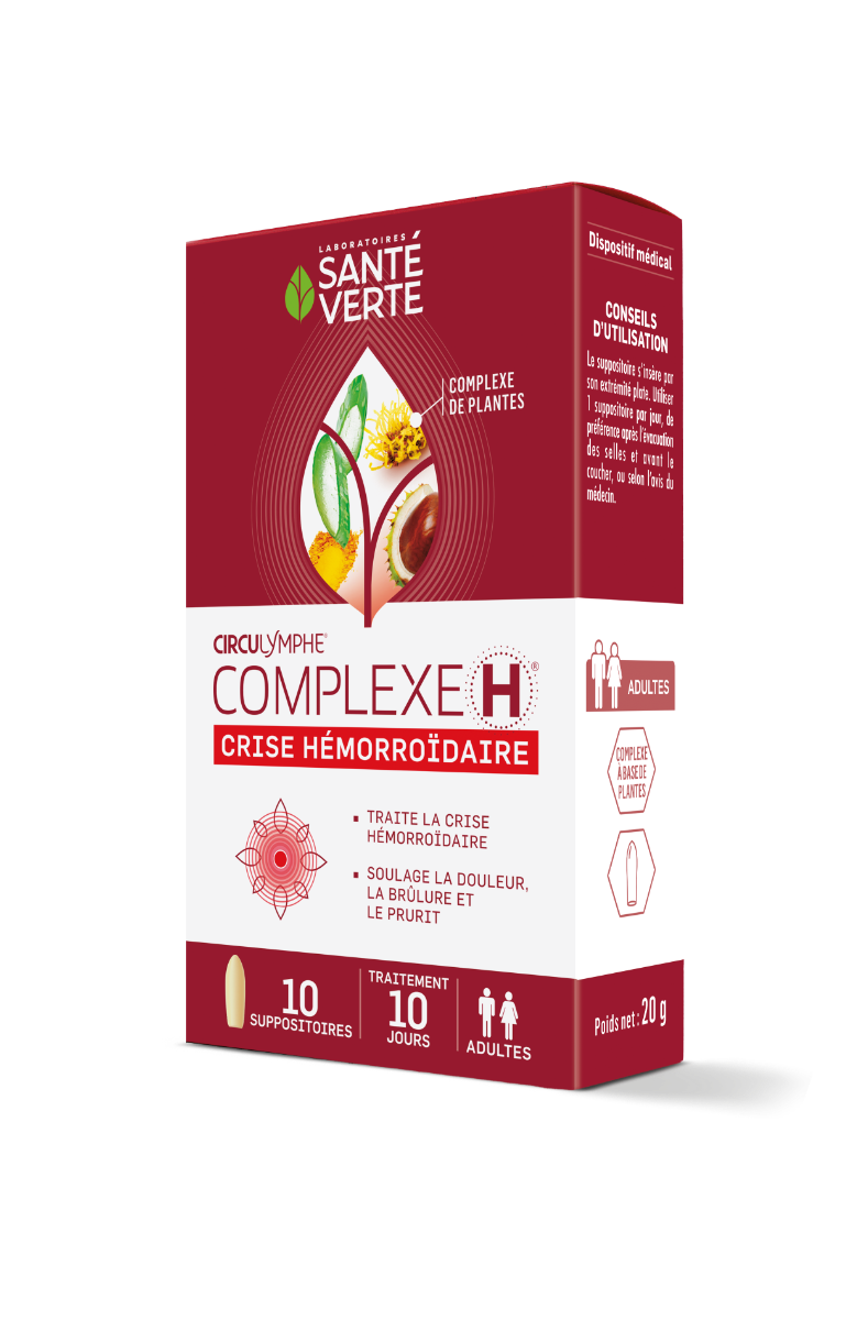 SANTE GREEN CIRCULYMPH COMPLEX H SUPPOSITORIES 10 UNITS