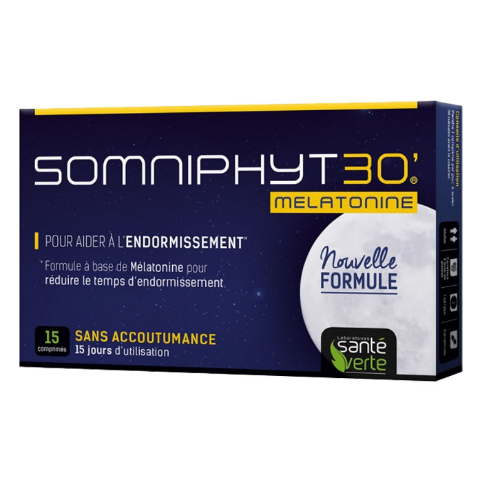 SANTE GREEN SOMNIPHYT 30 MELATONIN 15 TABLETS