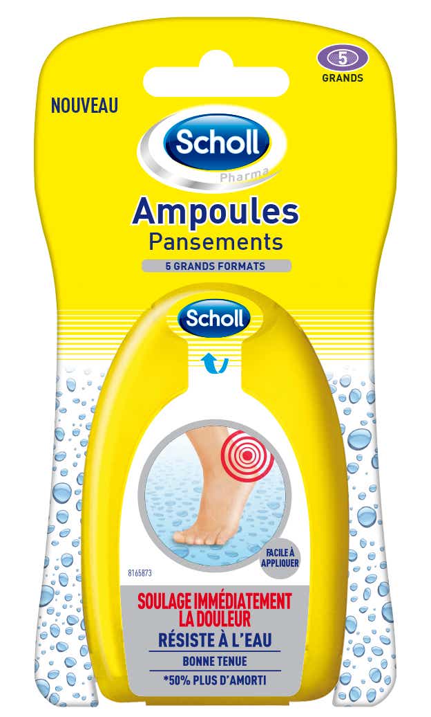 SCHOLL SECOND SKIN DRESSINGS HEEL BULBS 5 DRESSINGS