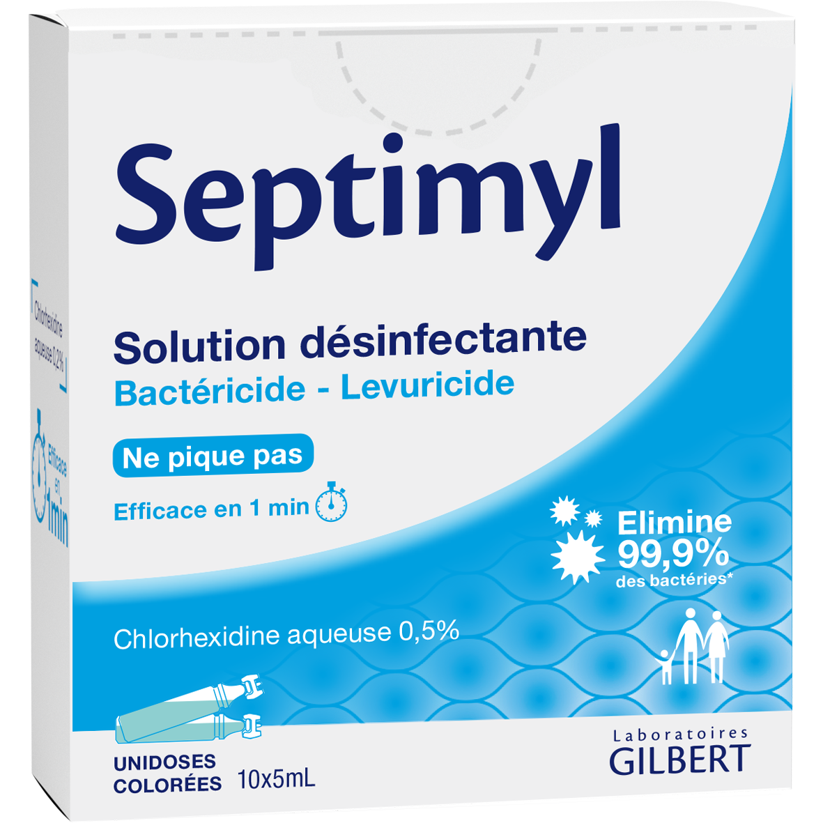 SEPTIMYL YEUVURICIDAL BACTERICIDAL DISINFECTANT SOLUTION 10X5ML