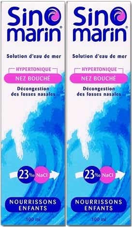 SINOMARIN HYPERTONIC SOLUTION INFANTS CHILDREN 2X100ML