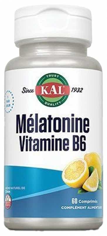 SOLARAY MELATONIN VITAMIN B6 60 TABLETS