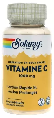 SOLARAY VITAMIN C 1000 MG 30 CAPSULES