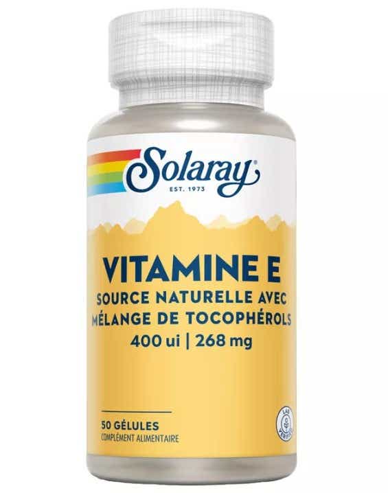 SOLARAY VITAMIN E 50 CAPSULES