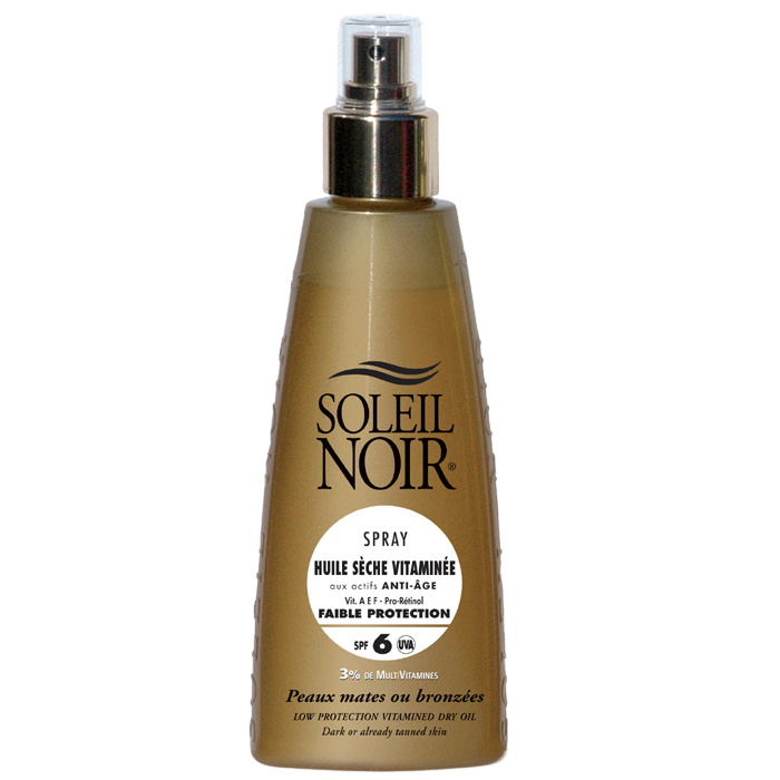 SOLEIL NOIR VITAMIN DRY OIL SPRAY SPF 6 150ML
