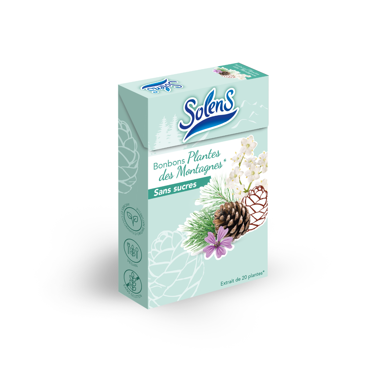 SOLENS NOMADE MOUNTAIN PLANTS WITHOUT SUGAR 50G