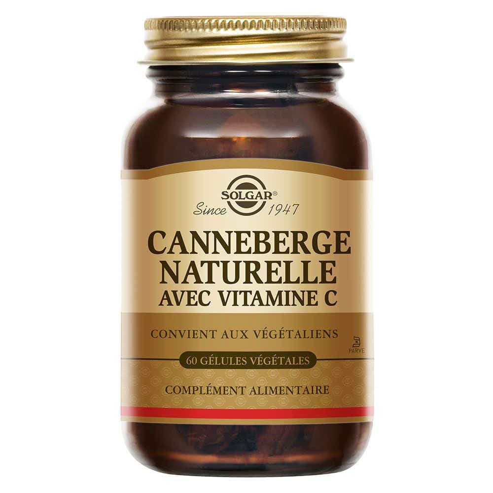 SOLGAR CRANBERRY CRANBERRY WITH VITAMIN C 60 VEGETABLE CAPSULES