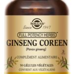 SOLGAR KOREAN GINSENG 50 CAPSULES