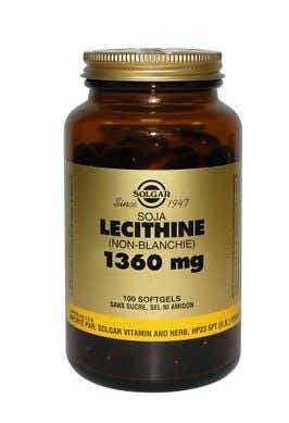 SOLGAR LECITHIN 1360MG 100 SOFTGELS