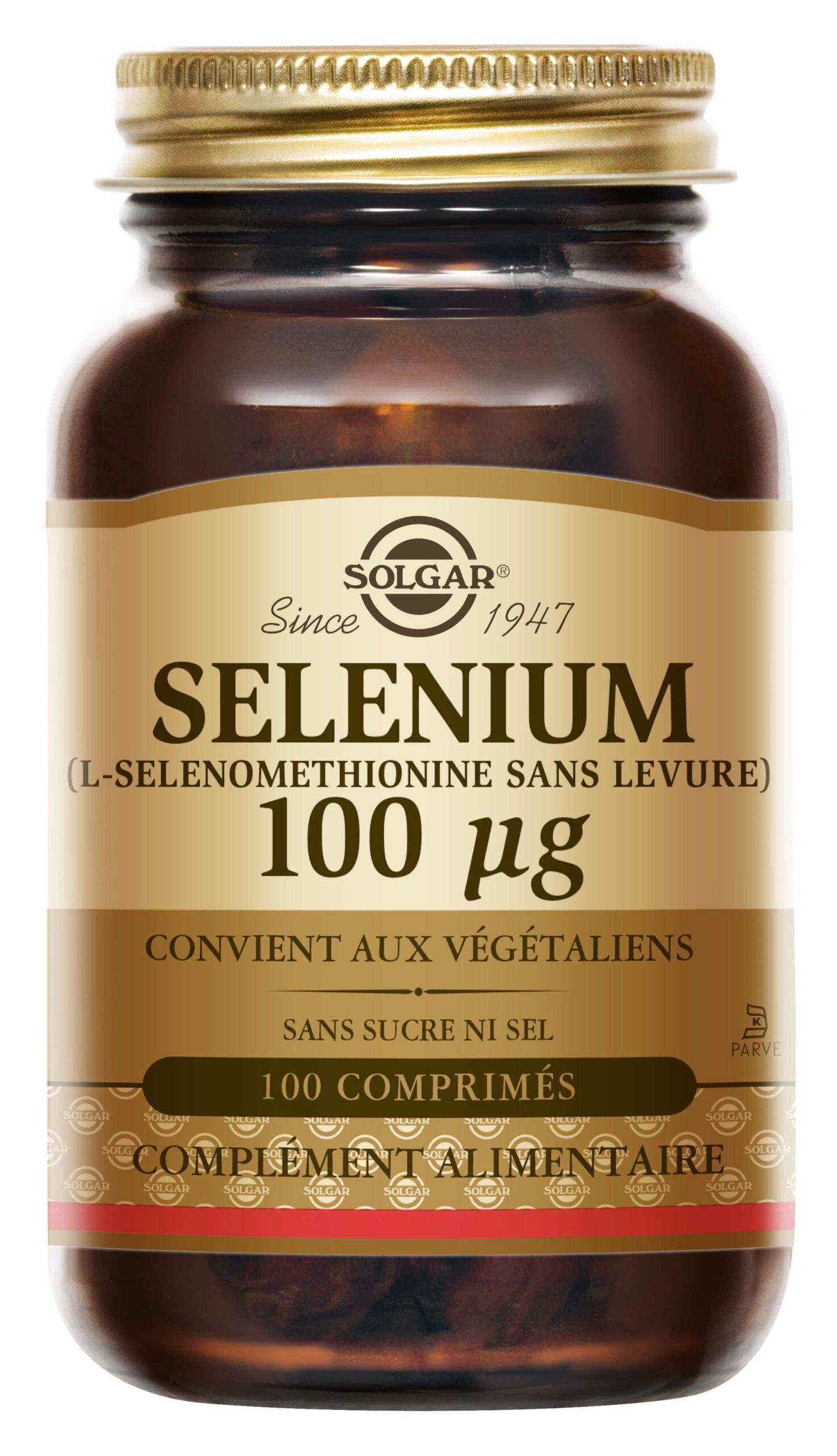 SOLGAR SELENIUM 100 G 100 TABLETS