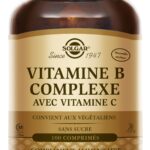 SOLGAR VITAMIN B COMPLEX WITH VITAMIN C 100 TABLETS