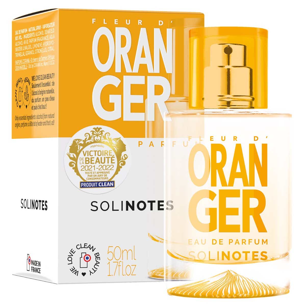 SOLINOTES EAU DE PARFUM ORANGE FLOWER 50ML