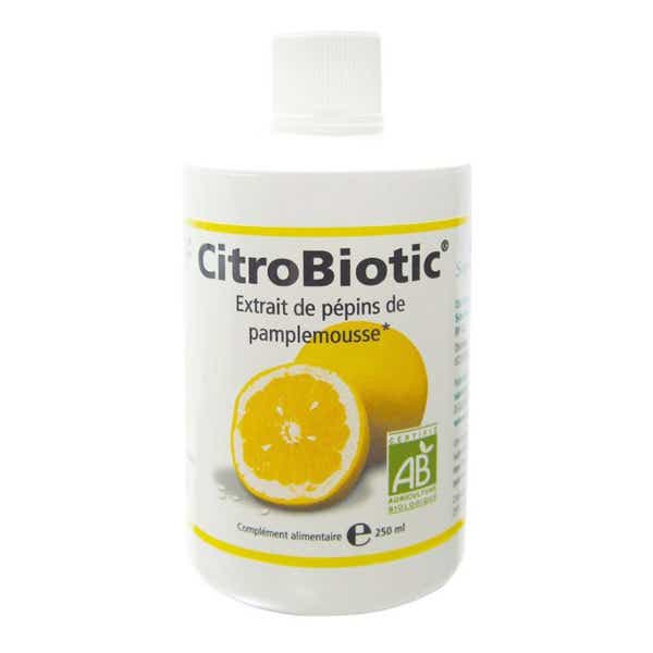 SOURCE CLAIRE CITROBIOTIC ORGANIC GRAPEFRUIT SEED EXTRACT 250ML