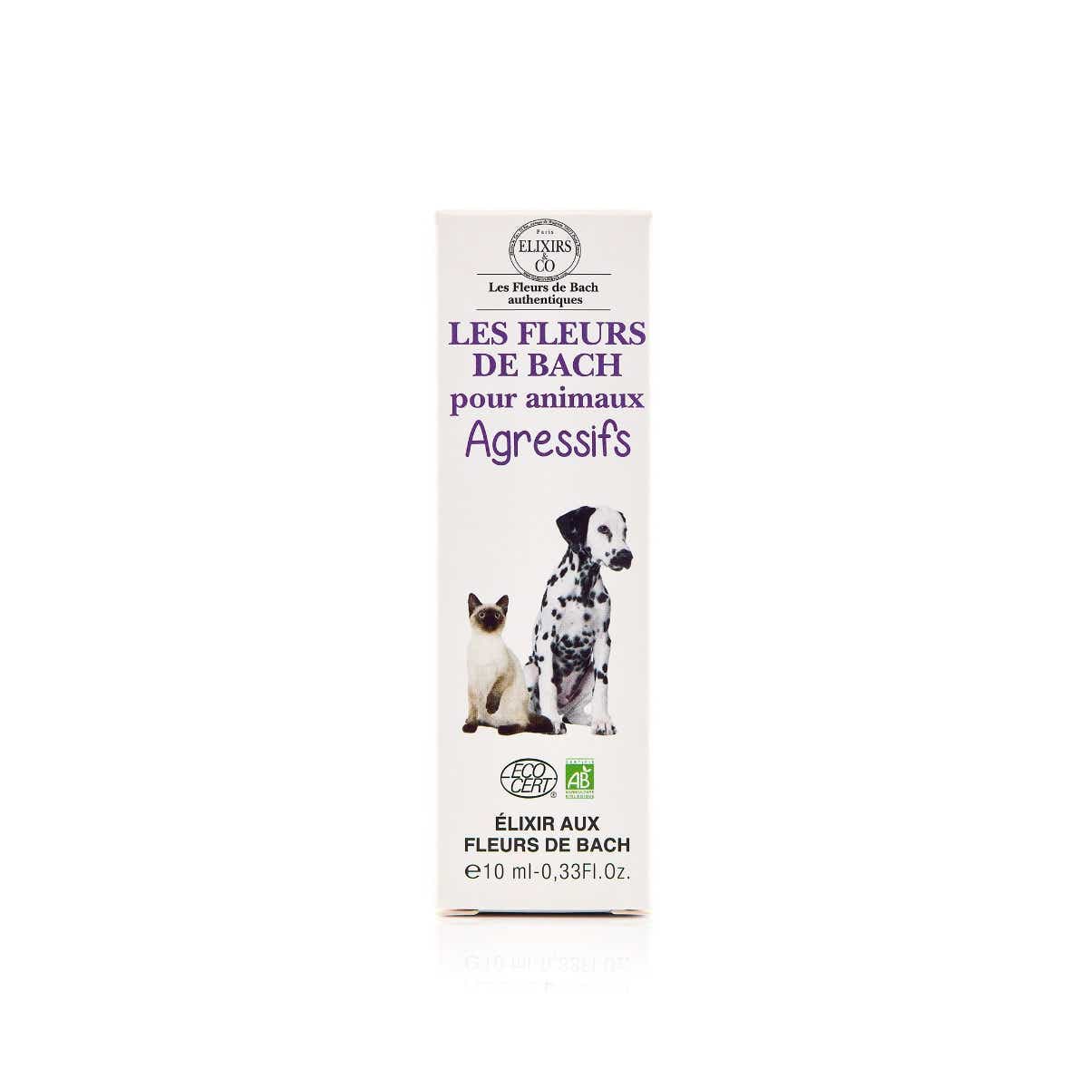 BACH FLOWER SPRAY FOR AGGRESSIVE ANIMALS ORGANIC 10ML