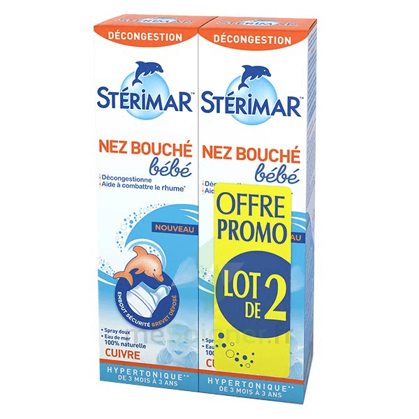 STERIMAR NOSE MOUTH CHILD PACK OF 2X100ML