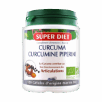 SUPER DIET ORGANIC TURMERIC PIPERINE 120 CAPSULES