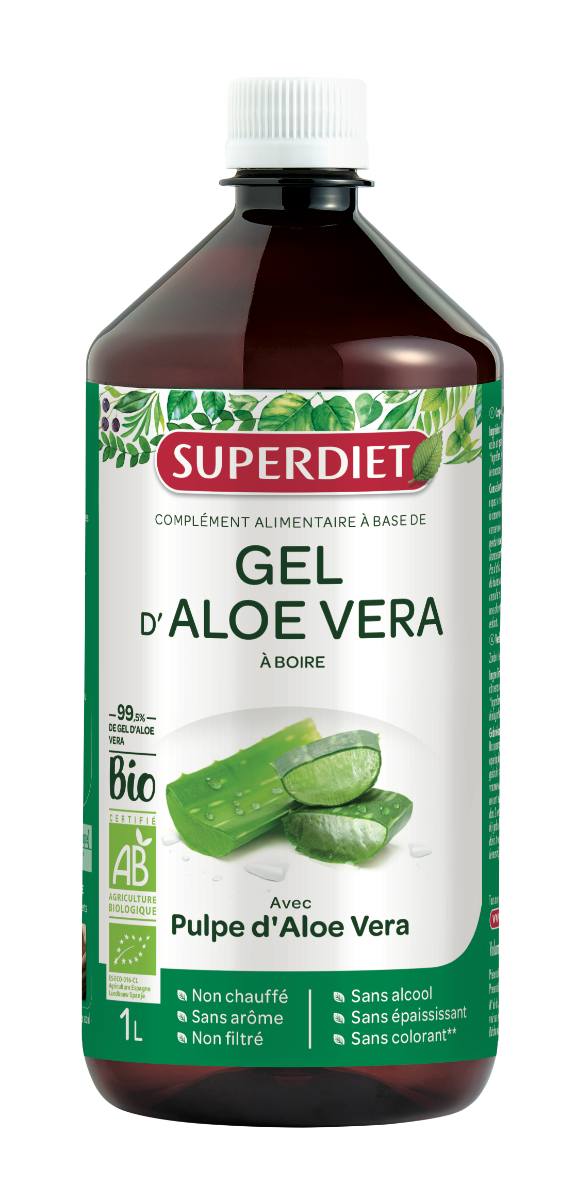 SUPER DIET ORGANIC ALOE VERA GEL 1L