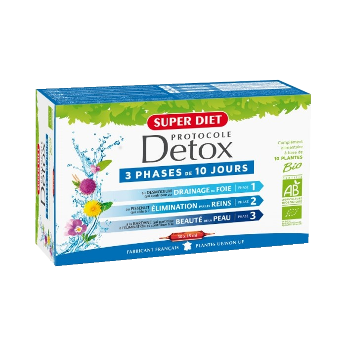 SUPER DIET ORGANIC DETOX PROTOCOL 30 BULBS