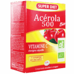 SUPERDIET ORGANIC ACEROLA 500 24 TABLETS