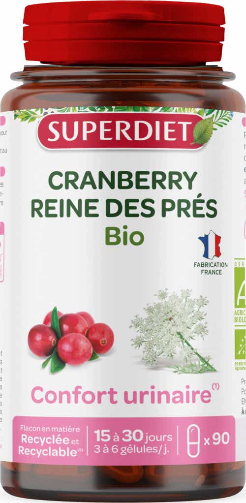 SUPERDIET ORGANIC CRANBERRY 90 CAPSULES