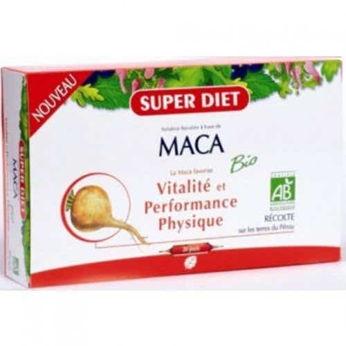 SUPERDIET ORGANIC MACA 20 BULBS OF 15ML