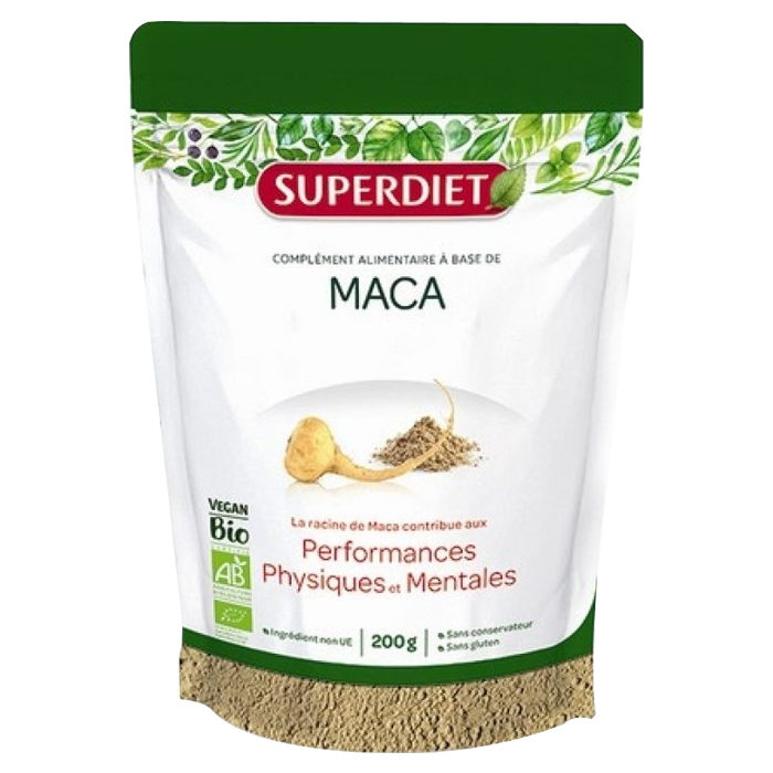 SUPERDIET ORGANIC MACA POWDER 200G