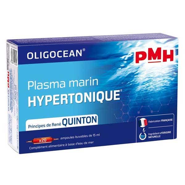 SUPERDIET OLIGOCEAN PMH HYPERTONIC MARINE PLASMA 20 AMPOULES OF 15ML