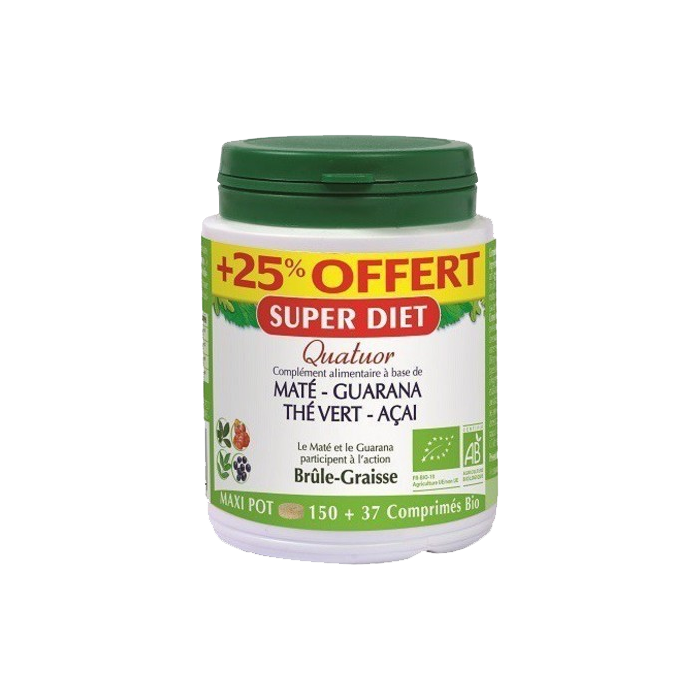 SUPERDIET QUATUOR FAT BURNING 150 TABLETS