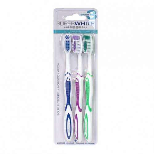 SUPERWHITE CONTOUR TOOTHBRUSH 1 UNIT