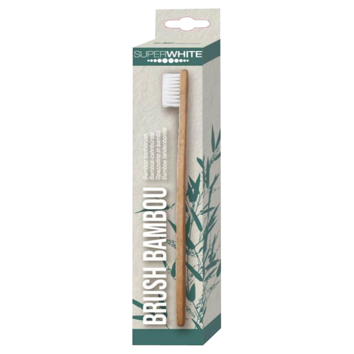 SUPERWHITE BAMBOO TOOTHBRUSH 1 UNIT