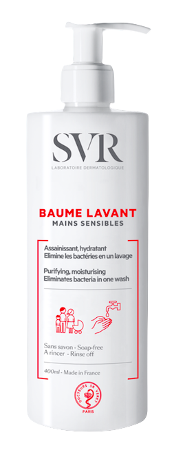 SVR SENSITIVE HAND WASHING BALM MOISTURIZING SANITIZER 400ML