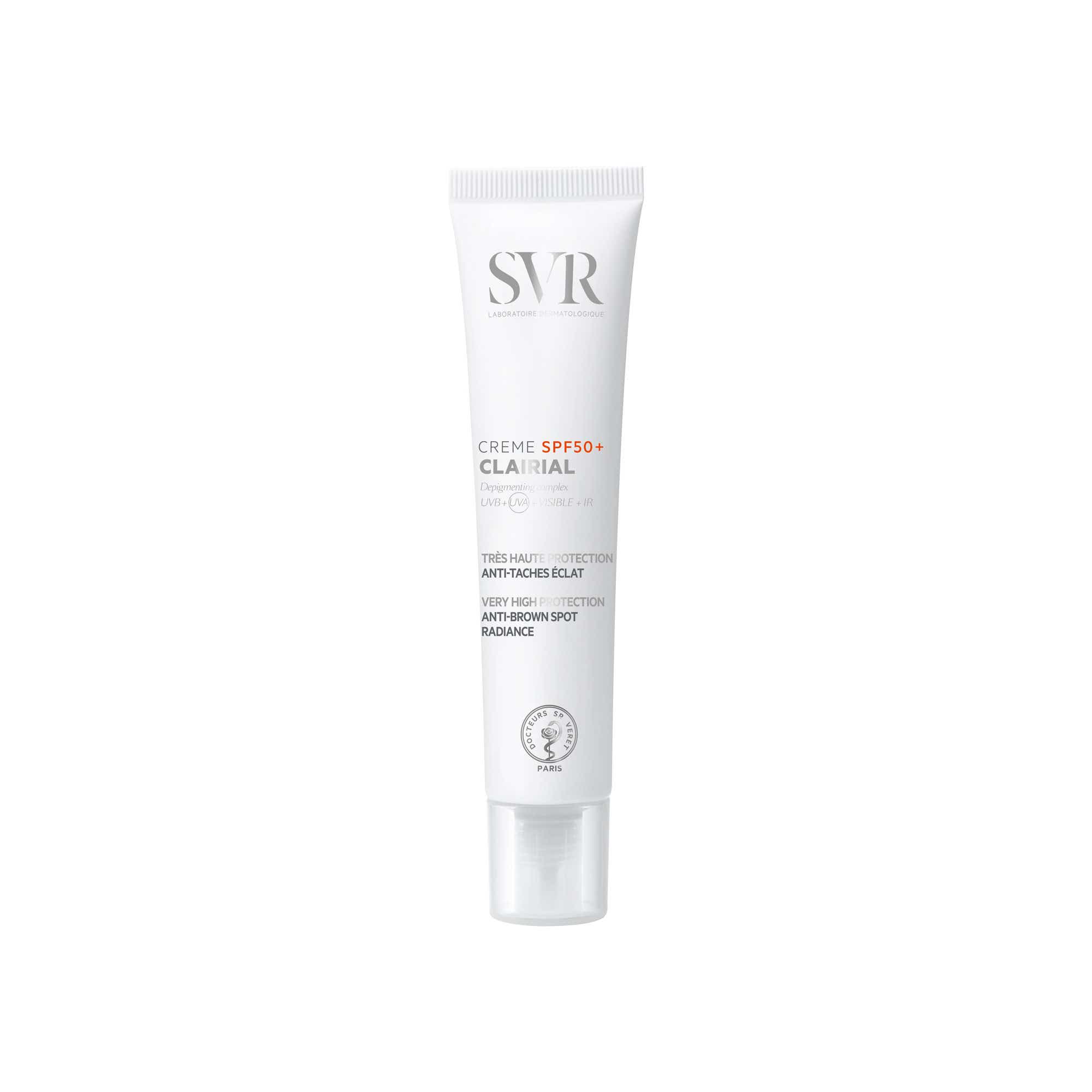 SVR CLAIRIAL VERY HIGH PROTECTION CREAM ANTI DARK SPOTS RADIANCE SPF50 FACE SENSITIVE SKIN 40ML