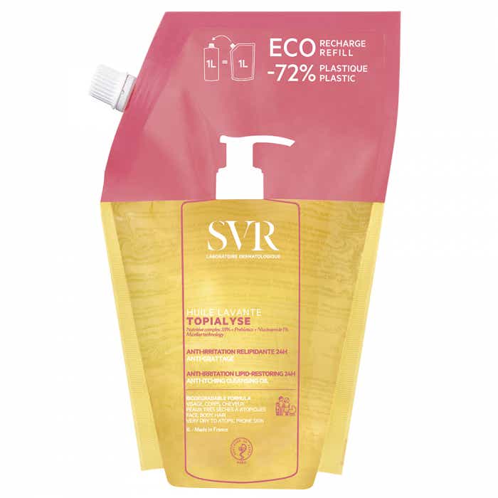 SVR ECO REFILL TOPIALYSE MOISTURIZING AND SOOTHING CLEANSING OIL 1L