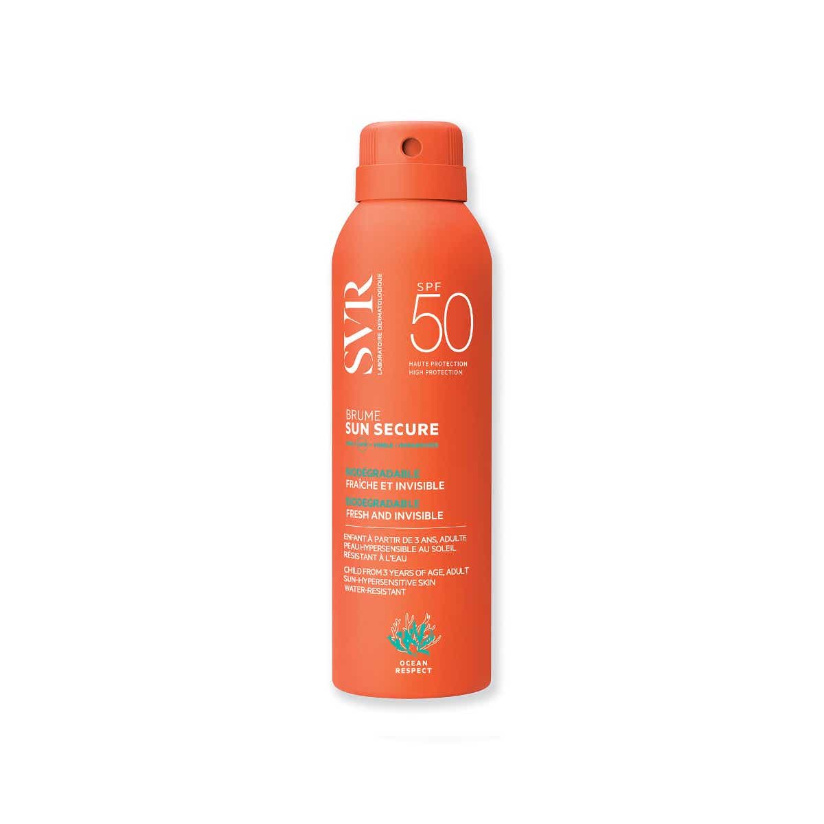 SVR SUN SECURE SUNSET MIST SPF50 FACE AND BODY 200ML
