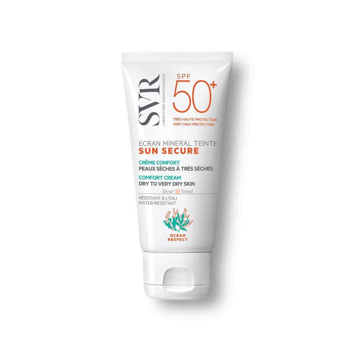 SVR SUN SECURE MINERAL SCREEN TINTED SPF 50 DRY TO VERY DRY SKIN 50ML