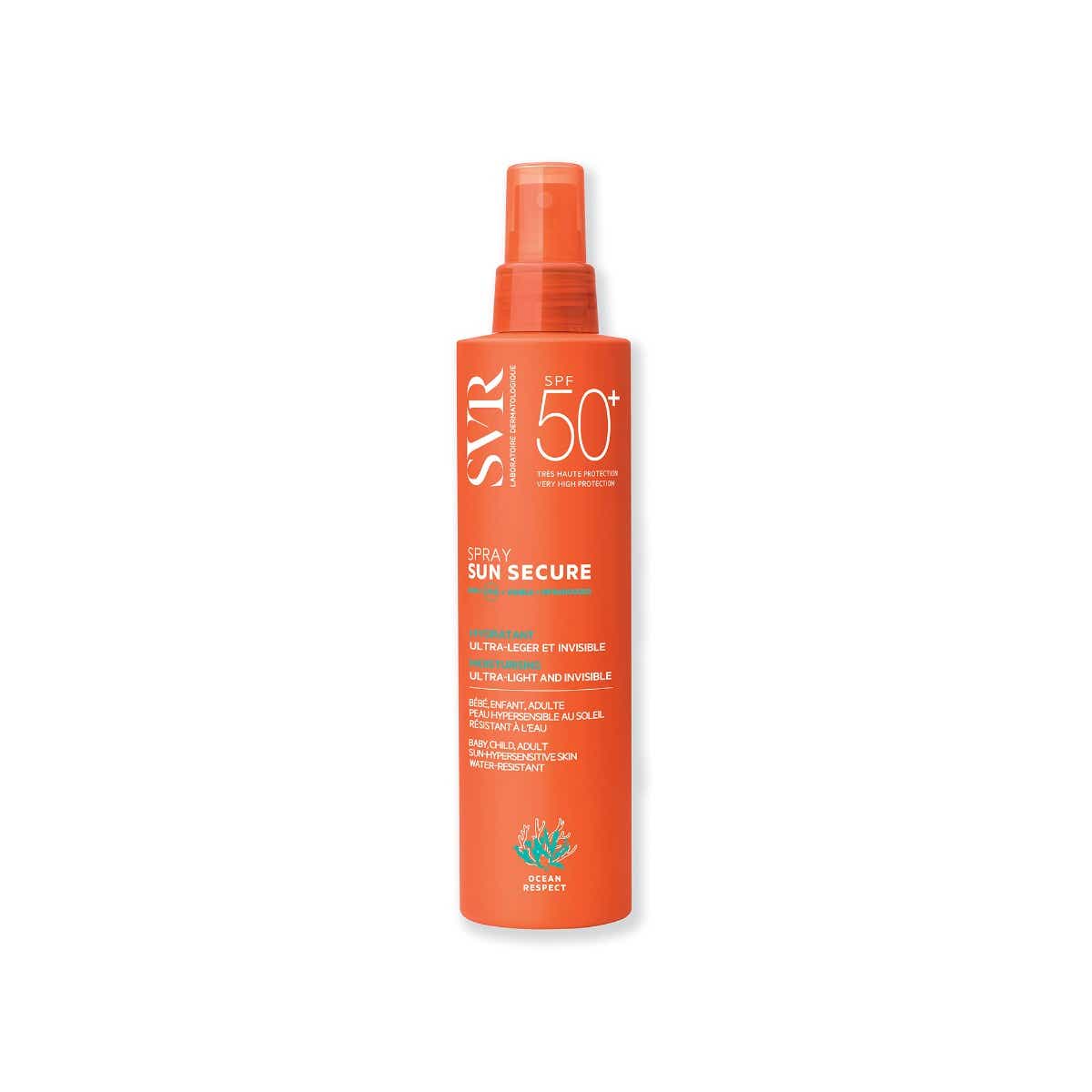 SVR SUN SECURE MOISTURIZING SUNSPRAY SPF50 FACE AND BODY 200ML