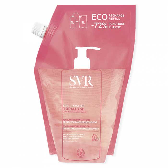 SVR TOPIALYSE ECO REFILL SOOTHING AND MOISTURIZING WASHING GEL 1L