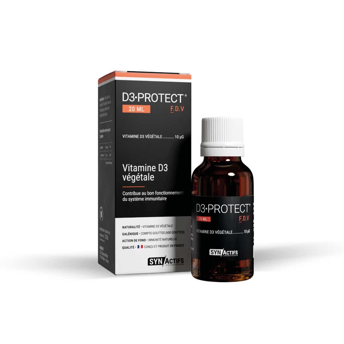 SYNACTIFS D3 PROTECT VEGETABLE VITAMIN 20ML