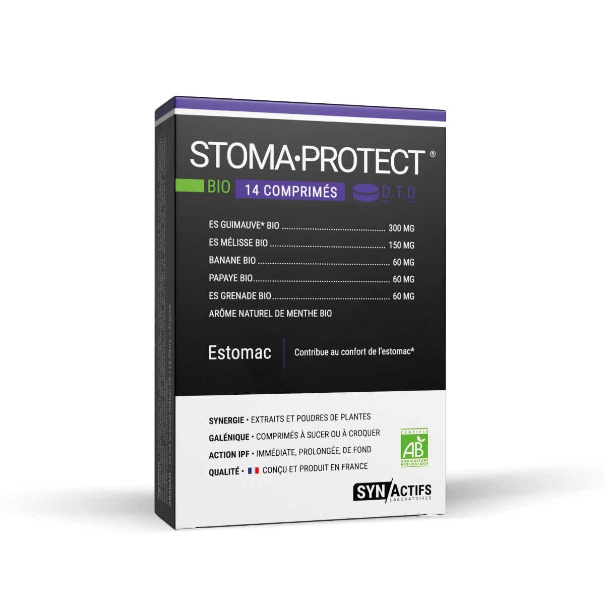 SYNACTIVES STOMA PROTECT ORGANIC STOMAC 14 TABLETS