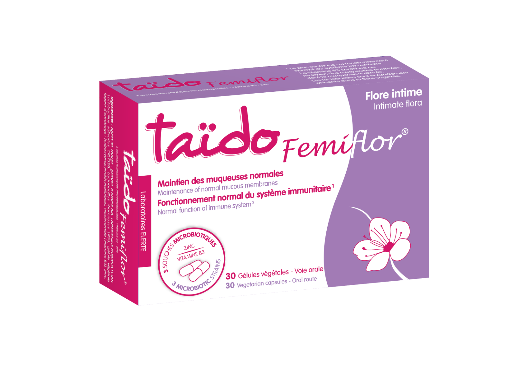 TAIDO FEMIFLOR 30 VEGETABLE CAPSULES