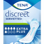 TENA DISCREET EXTRA PLUS URINARY LEAK PADS 16 UNITS