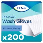 TENA NON-LASTICIZED WASHABLE GLOVES 200 UNITS