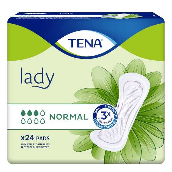 TENA LADY NORMAL ABSORBENT PROTECTION TOWEL 24 UNITS