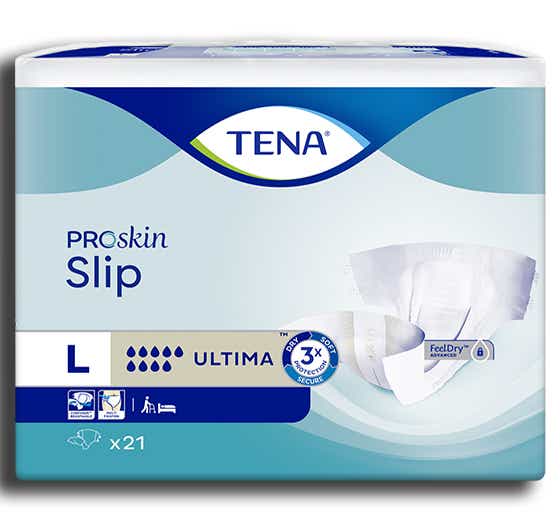 TENA PROSKIN BRIEFS ULTIMA COMPLETE CHANGES SIZE L 21 UNITS