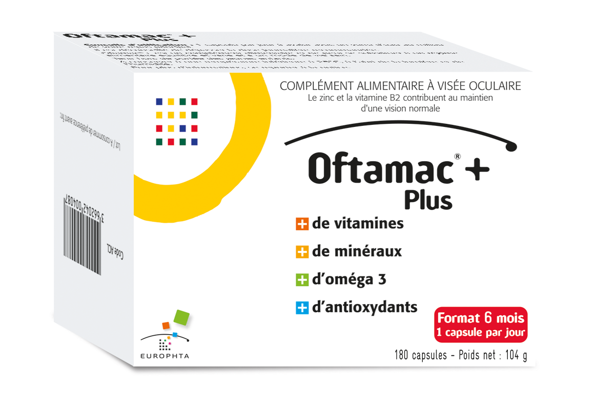 THEA PHARMA OFTAMAC PLUS 180 CAPSULES