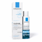 TOLERIANE DERMALLERGO SOOTHING MOISTURIZING FLUID FOR ALLERGIC OR SENSITIVE SKIN 20ML CLEANSING AND MAKE-UP REMOVER FLUID FOR FACE AND EYE ALL INTOLERANT SKIN 50ML FREE