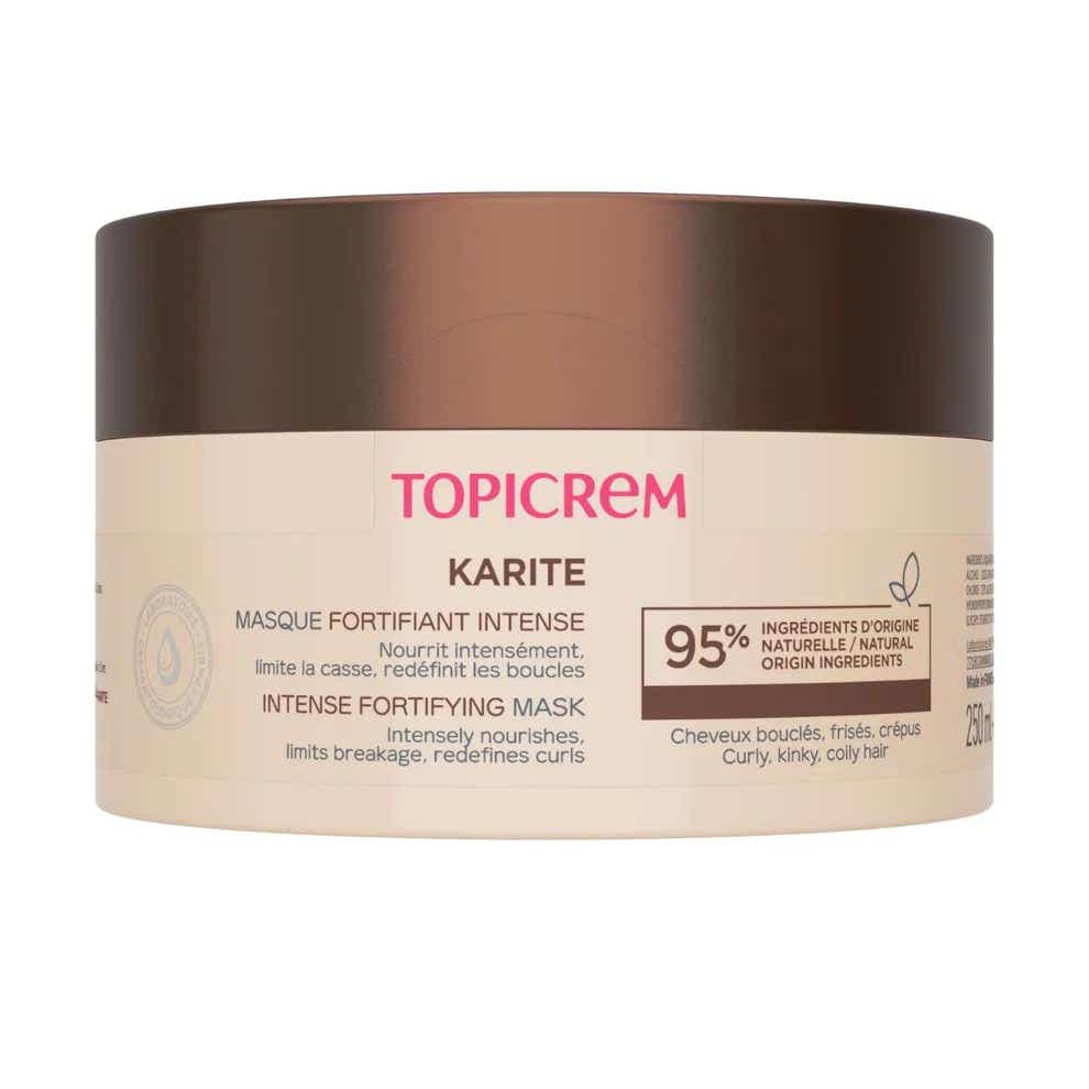 TOPICREM KARITE INTENSE STRENGTHENING MASK FOR FRIZZY CURLS AND FLYING HAIR 250ML